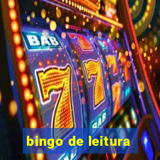 bingo de leitura